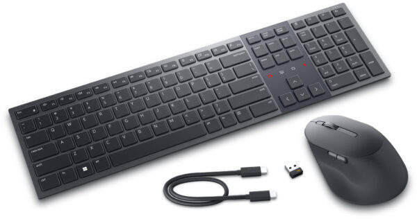 DELL KM900 toetsenbord Inclusief muis Kantoor RF-draadloos + Bluetooth QWERTY US International Grafiet - Afbeelding 2