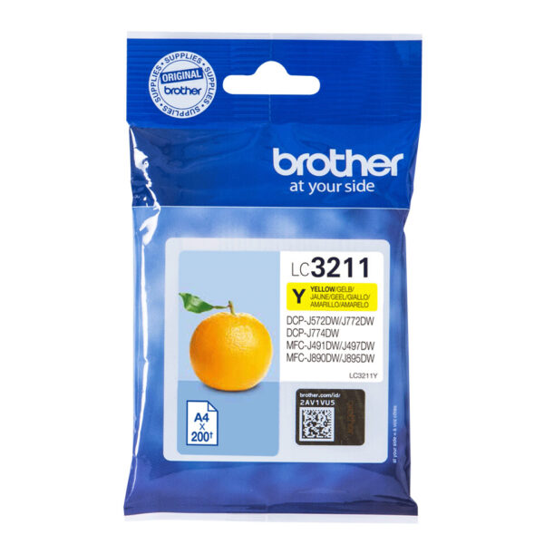 Brother LC3211Y inktcartridge 1 stuk(s) Origineel Geel