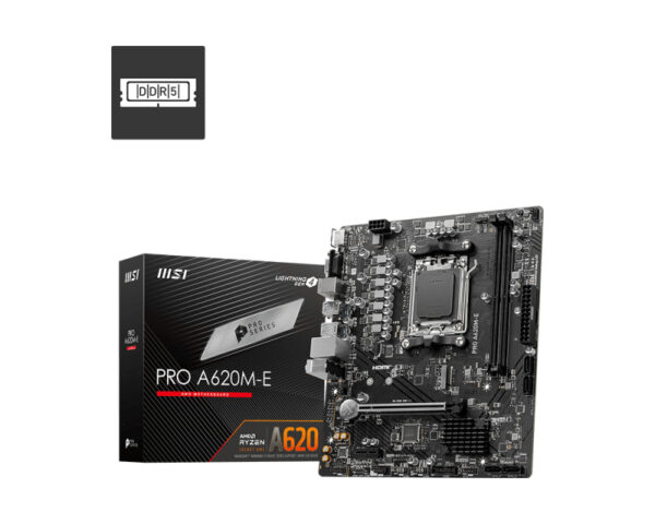 MSI PRO A620M-E moederbord AMD A620 Socket AM5 micro ATX - Afbeelding 5