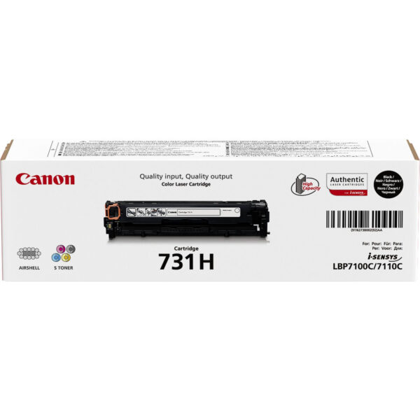 Canon 731H tonercartridge 1 stuk(s) Origineel Zwart - Afbeelding 2