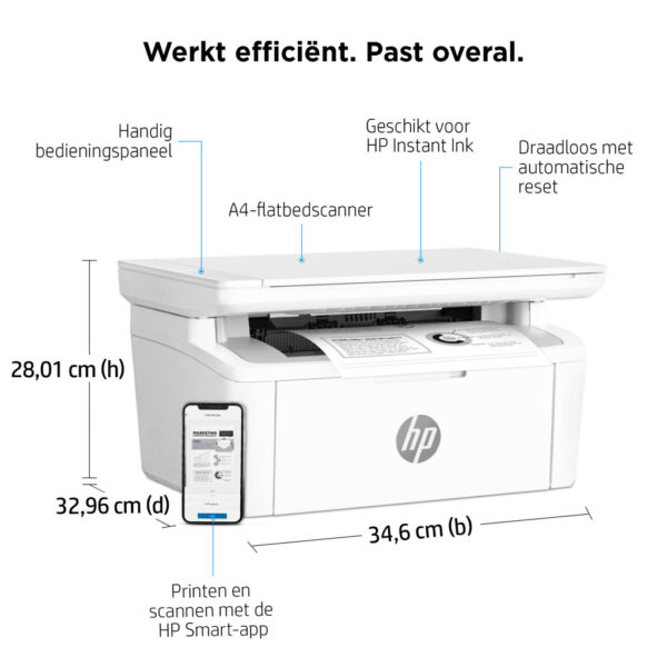 HP LaserJet MFP M140w printer - Afbeelding 7