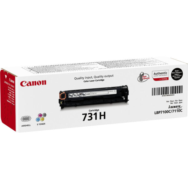 Canon 731H tonercartridge 1 stuk(s) Origineel Zwart