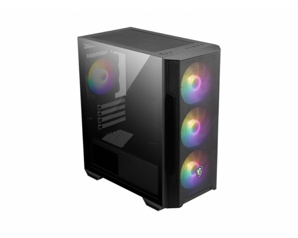 MSI MAG FORGE M100R computerbehuizing Midi Tower Zwart, Transparant - Afbeelding 2