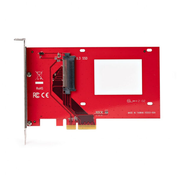 StarTech.com U.3 naar PCIe Adapter Kaart, PCIe 4.0 x4 Adapter voor 2.5" U.3 NVMe SSDs, SFF-TA-1001 PCI Express Uitbreidingskaar - Afbeelding 5