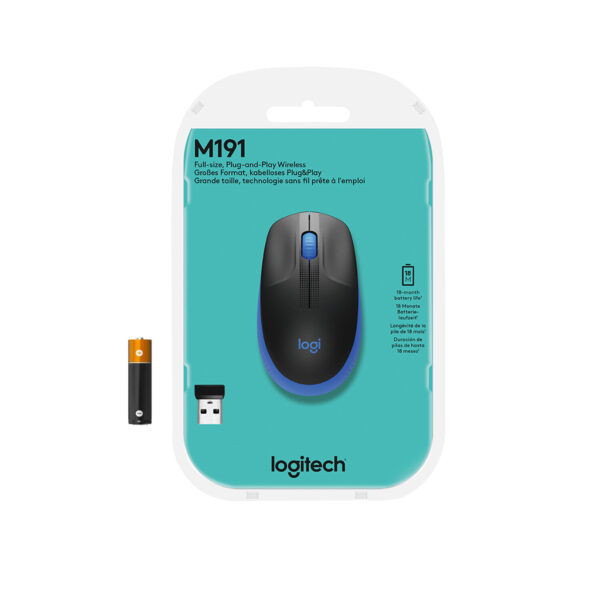 Logitech M190 Full-Size Wireless Mouse - Afbeelding 7