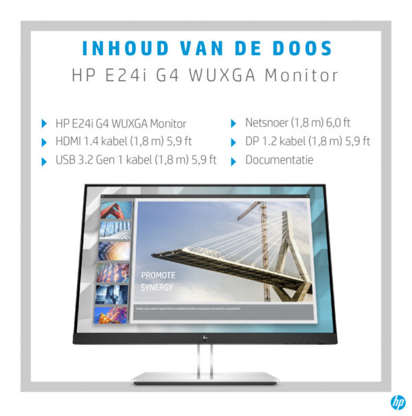 HP E-Series E24i G4 WUXGA-monitor - Afbeelding 8