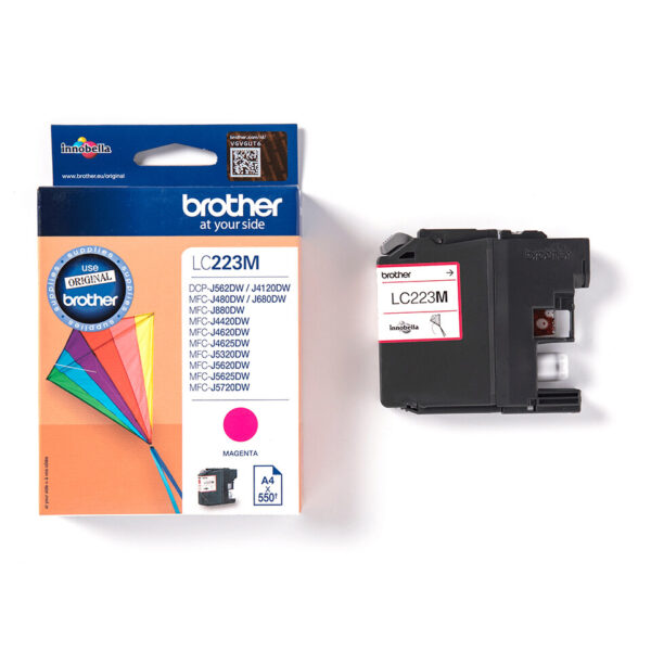 Brother LC223M inktcartridge 1 stuk(s) Origineel Magenta - Afbeelding 3