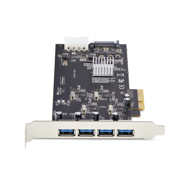 StarTech.com 4-Port USB PCIe Kaart, USB 3.2 5Gbps, PCI Express Uitbreidingskaart met 4x Onafhankelijke USB Controllers, 4x USB-A - Afbeelding 3