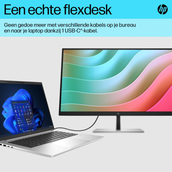 HP E-Series E27k G5 4K USB C-monitor - Afbeelding 7