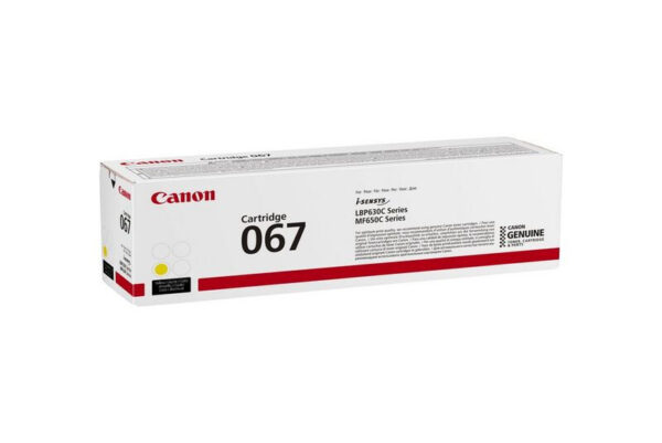 Canon 067 tonercartridge 1 stuk(s) Origineel Geel - Afbeelding 2