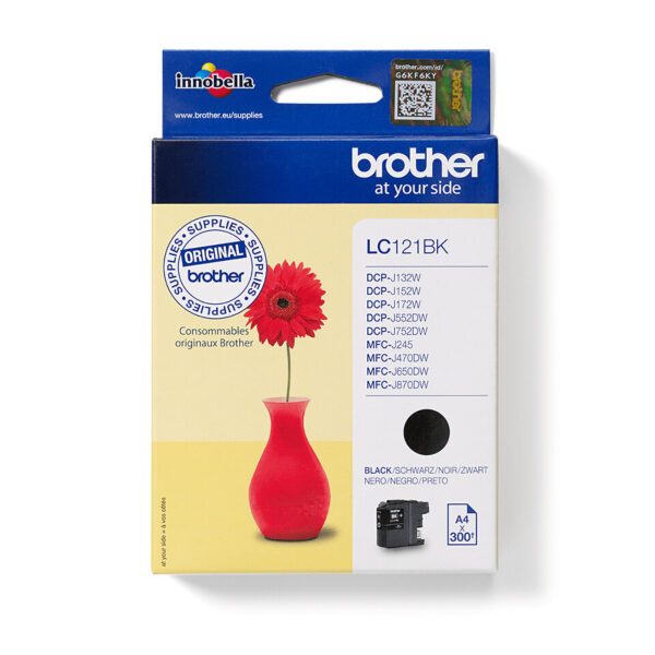 Brother LC121BK inktcartridge 1 stuk(s) Origineel Zwart