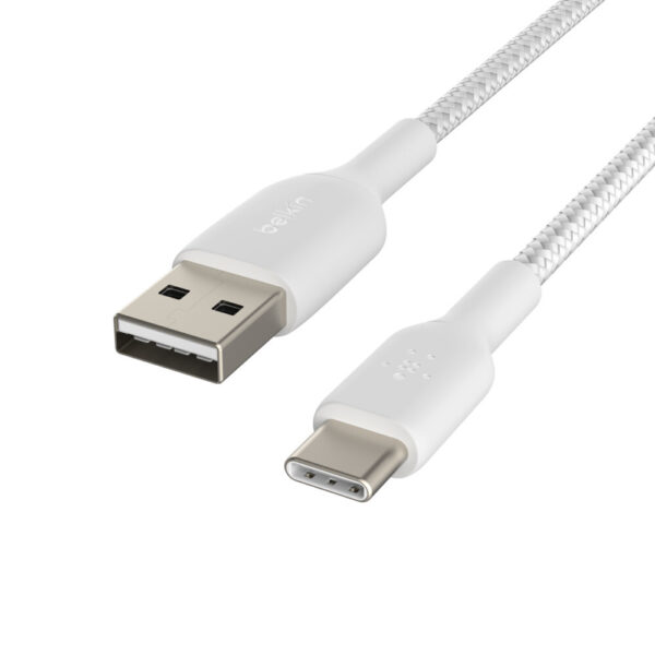 Belkin CAB002BT1MWH USB-kabel 1 m USB A USB C Wit - Afbeelding 2