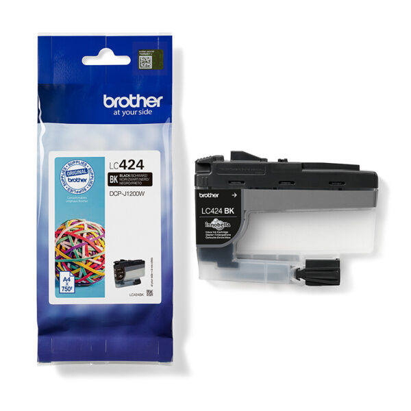 Brother LC424BK inktcartridge 1 stuk(s) Origineel Zwart - Afbeelding 4