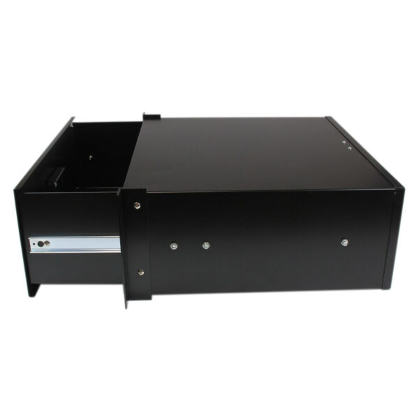 StarTech.com 4U Opberglade voor 19 inch Serverracks Serverkasten Zwart Staal - Afbeelding 2