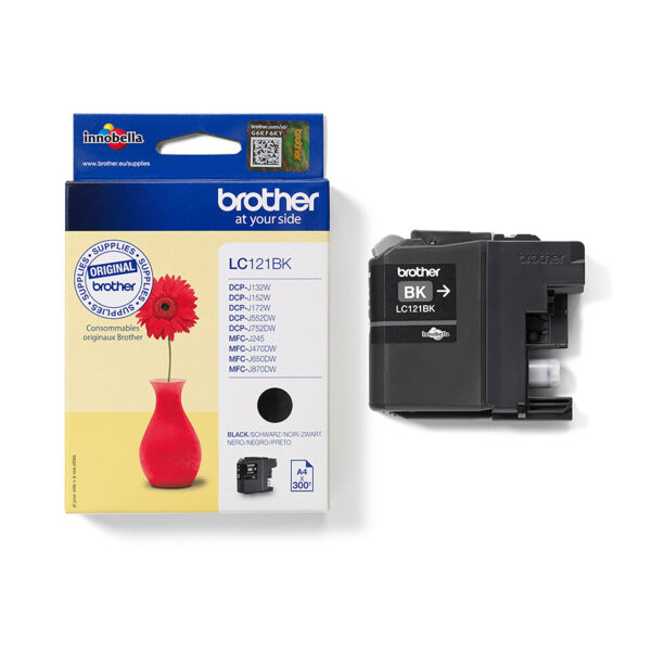 Brother LC121BK inktcartridge 1 stuk(s) Origineel Zwart - Afbeelding 3