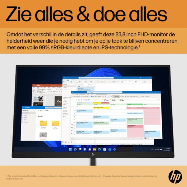 HP E-Series E24 G5 FHD-monitor - Afbeelding 8