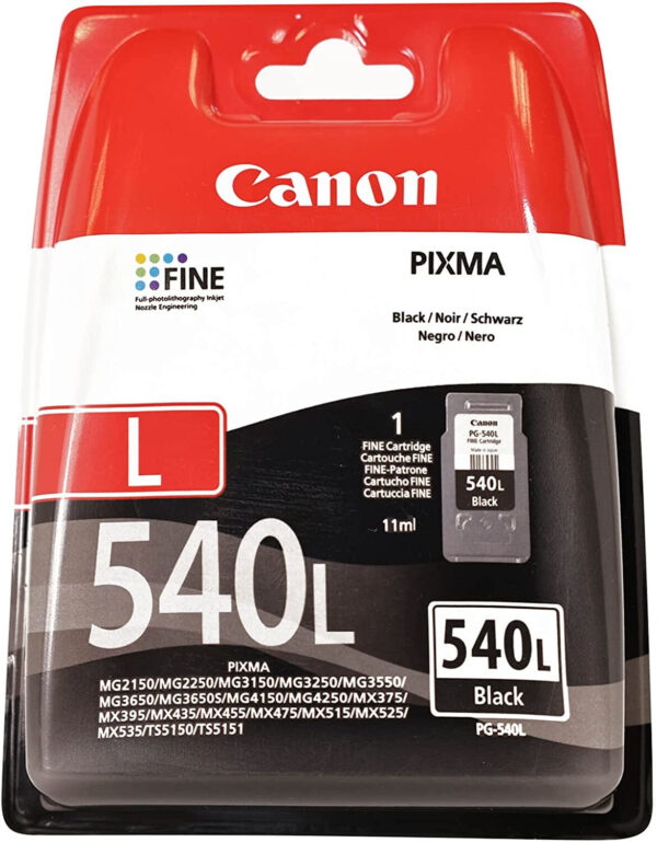 Canon PG-540L inktcartridge 1 stuk(s) Origineel Normaal rendement Zwart