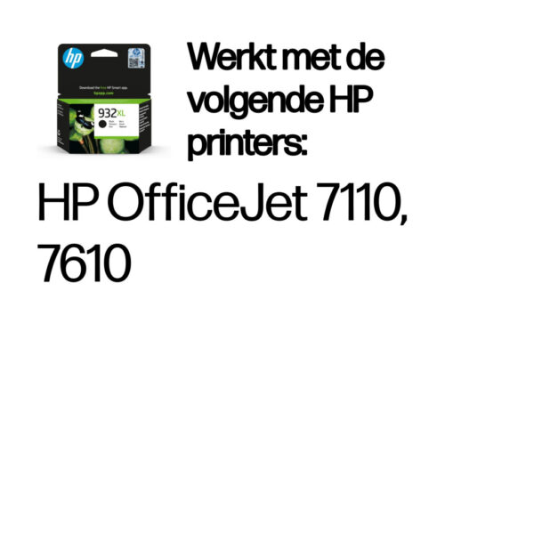 HP 932XL originele high-capacity zwarte inktcartridge - Afbeelding 9