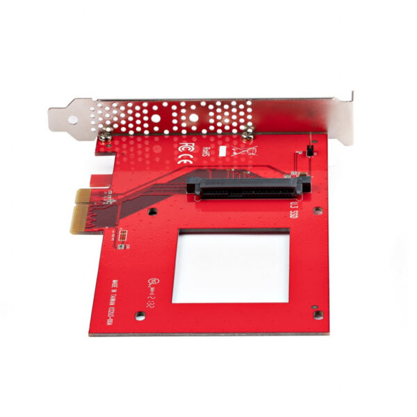 StarTech.com U.3 naar PCIe Adapter Kaart, PCIe 4.0 x4 Adapter voor 2.5" U.3 NVMe SSDs, SFF-TA-1001 PCI Express Uitbreidingskaar - Afbeelding 4