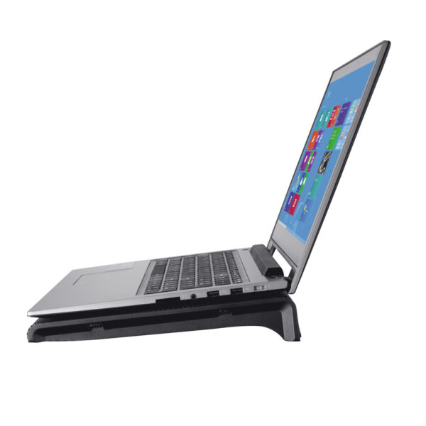 Trust Azul | Laptop Cooling Stand | 2 Ventilatoren | USB-voeding | Blauw Verlicht | max 17.3 inch - Afbeelding 3