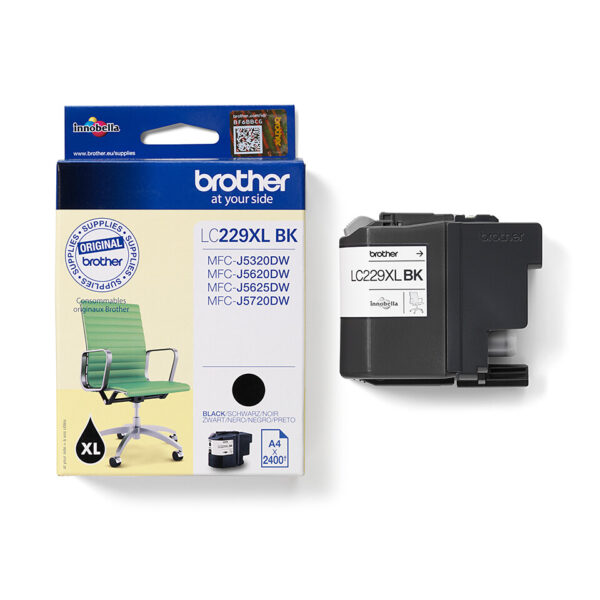 Brother LC229XLBK inktcartridge 1 stuk(s) Origineel Zwart - Afbeelding 2