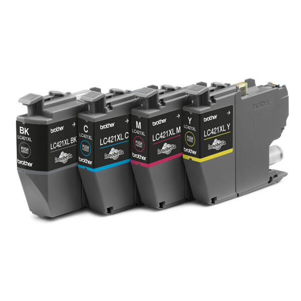 Brother LC421XLVAL inktcartridge 1 stuk(s) Origineel Zwart, Cyaan, Magenta, Geel - Afbeelding 2