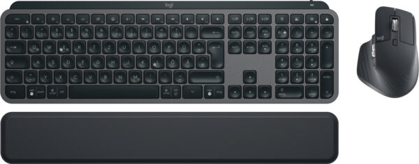 Logitech MX Keys S Combo toetsenbord Inclusief muis Kantoor RF-draadloos + Bluetooth QWERTZ Duits Grafiet