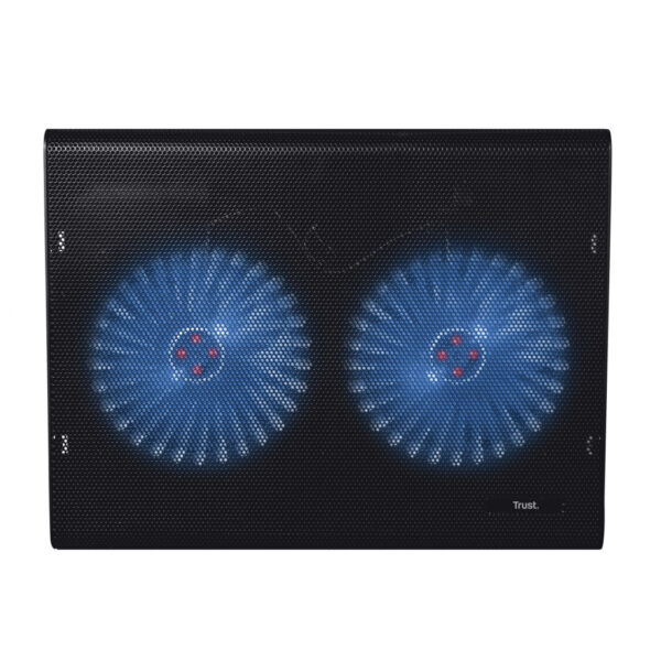 Trust Azul | Laptop Cooling Stand | 2 Ventilatoren | USB-voeding | Blauw Verlicht | max 17.3 inch - Afbeelding 5