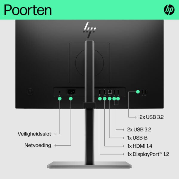 HP E-Series E22 G5 FHD-monitor - Afbeelding 8