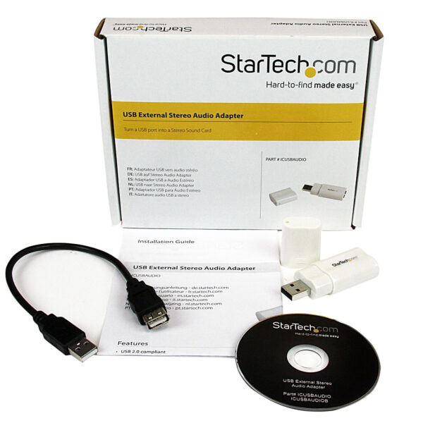 StarTech.com USB naar Stereo Audio Adapter Geluidskaart - Afbeelding 6