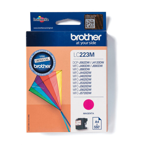 Brother LC223M inktcartridge 1 stuk(s) Origineel Magenta