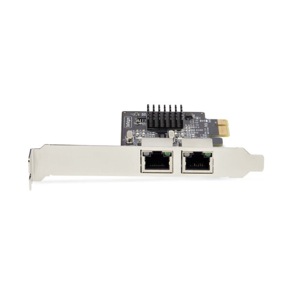 StarTech.com 2-Port Gigabit PCIe Ethernet Adapter Kaart, 1Gbps PCIe Netwerkkaart, 10/100/1000Mbps PCI Express NIC, Dual Realtek - Afbeelding 3