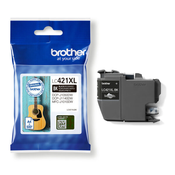 Brother LC421XLBK inktcartridge 1 stuk(s) Origineel Zwart - Afbeelding 4