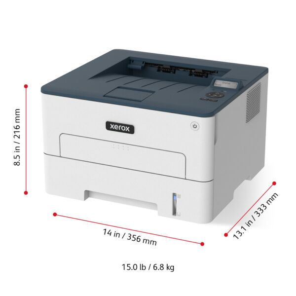 Xerox B230 A4 34 ppm draadloze dubbelzijdige printer PS3 PCL5e/6 2 laden totaal 251 vel - Afbeelding 5