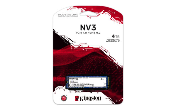 Kingston Technology 4000G NV3 M.2 2280 NVMe SSD - Afbeelding 2