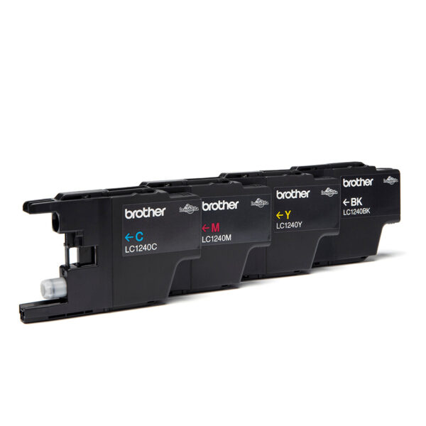 Brother LC1240VALBP inktcartridge 4 stuk(s) Origineel Zwart, Cyaan, Magenta, Geel - Afbeelding 2