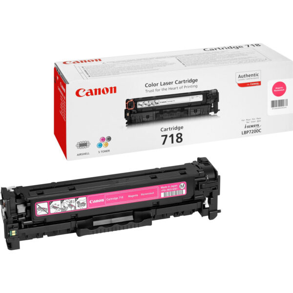 Canon CRG-718 M tonercartridge 1 stuk(s) Origineel Magenta